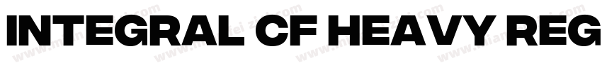 Integral CF Heavy Regular字体转换